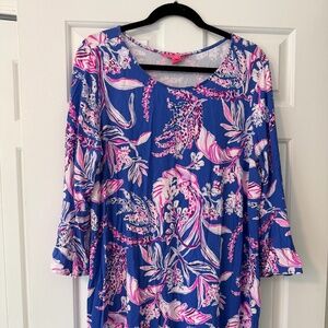 Lilly Pulitzer Bell Sleeve Midi Dress